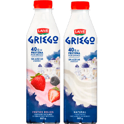 Yogurt Griego Fresa/ Natural/ Frutos Rojos