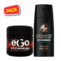 AXE Desodorante Aromas Variados x 97 gr./ 150 ml. + EGO Gel Pote x 100 ml./ 110 ml.