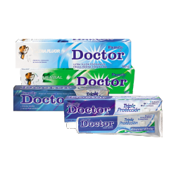Pasta Dental Herbal / Ultra Fluor Tubo x 220 gr. / Triple Protección / White Tubo x 204 gr.